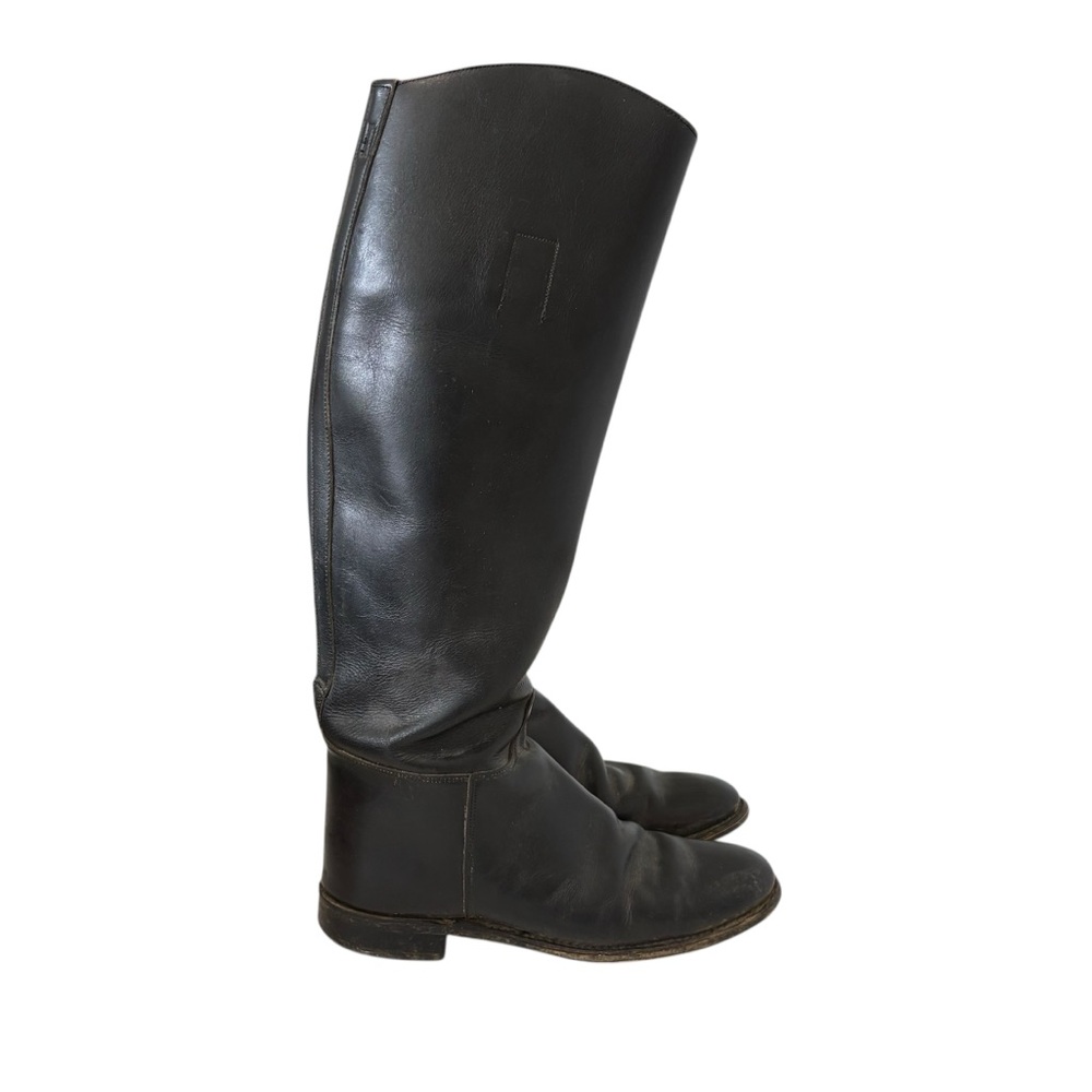 Vintage Marlborough Women’s Black Leather Equestrian Riding Dress Tall Boots